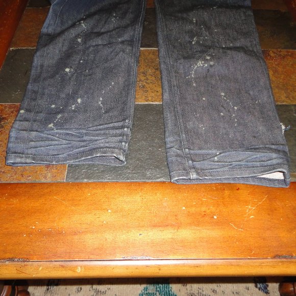 HUDSON Men's Blinder V2 Biker Denim Paint Splatter Skinny Jeans Size 32 x 36 - Picture 8 of 12
